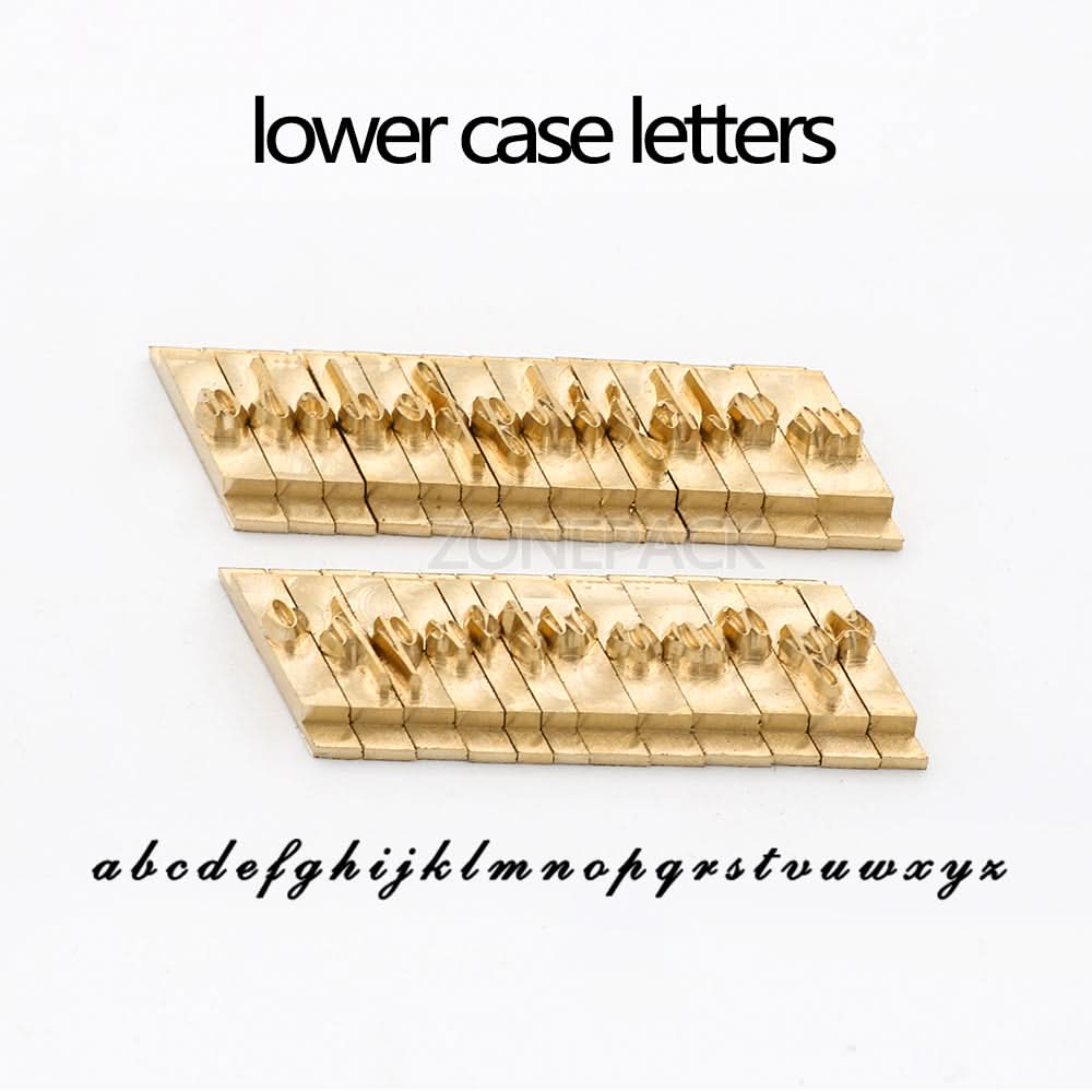 ZONESUN A8mm Copper Brass Stamping Molds for Letters, Numbers & Symbols