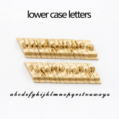 ZONESUN A8mm Copper Brass Stamping Molds for Letters, Numbers & Symbols