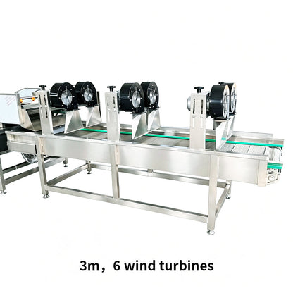 ZONESUN ZS-CT5 Automatic Mesh Belt Cooling Conveyor for Industrial Food Production