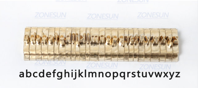 ZONESUN A8mm Copper Brass Stamping Molds for Letters, Numbers & Symbols