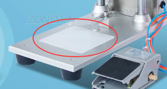 ZONESUN ZS-XG450D Semi Automatic Desktop Glass Bottle Twist Off Can Capping Machine