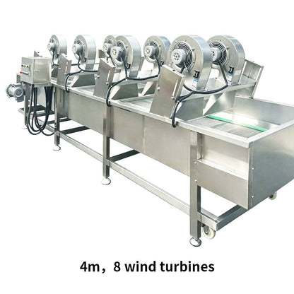 ZONESUN ZS-CT5 Automatic Mesh Belt Cooling Conveyor for Industrial Food Production