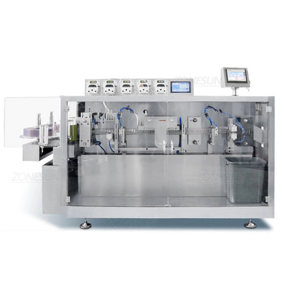 ZONESUN ZS-FS120 Monodose Strips Tube Peristaltic Pump Liquid Filling And Sealing Machine