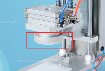 ZONESUN ZS-XG450D Semi Automatic Desktop Glass Bottle Twist Off Can Capping Machine