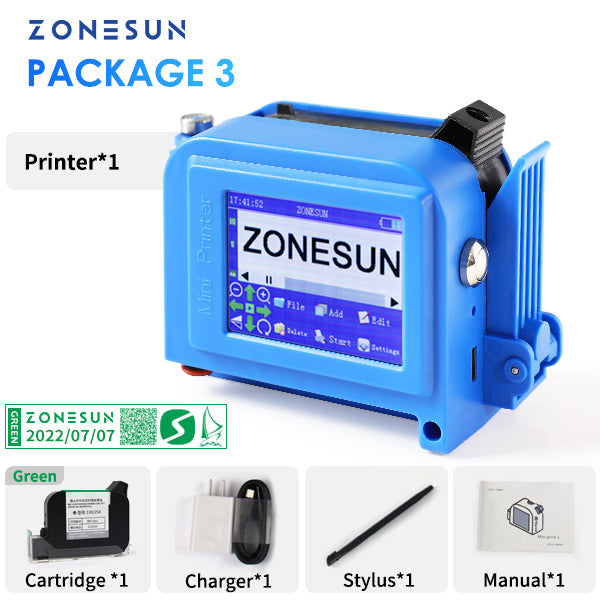 ZONESUN ZS-DC1 Portable Handheld Inkjet Printing Machine  ZONESUNPRO