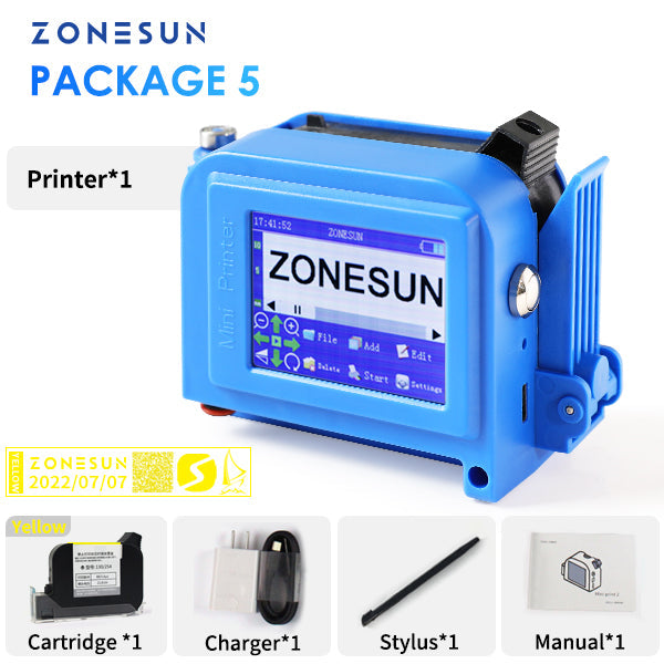 ZONESUN ZS-DC1 Portable Handheld Inkjet Printing Machine  ZONESUNPRO