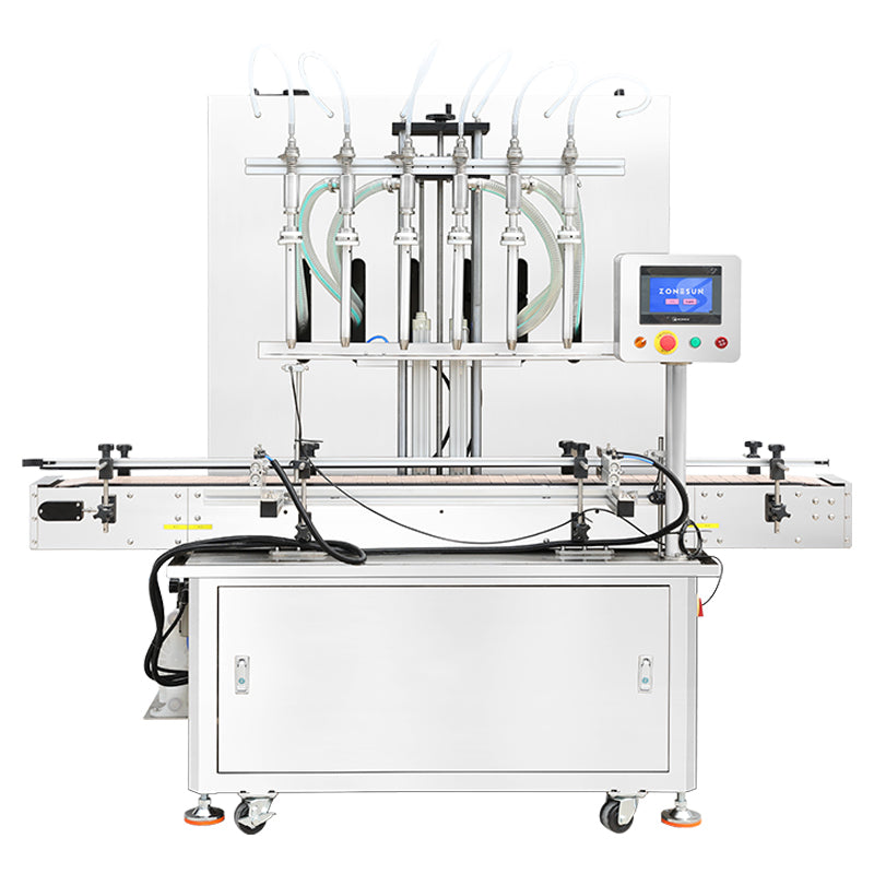 ZONESUN ZS-VTGZ100E Industrial Gravity Filling Machine 50-5000ml Automatic Bottle Liquid Filler
