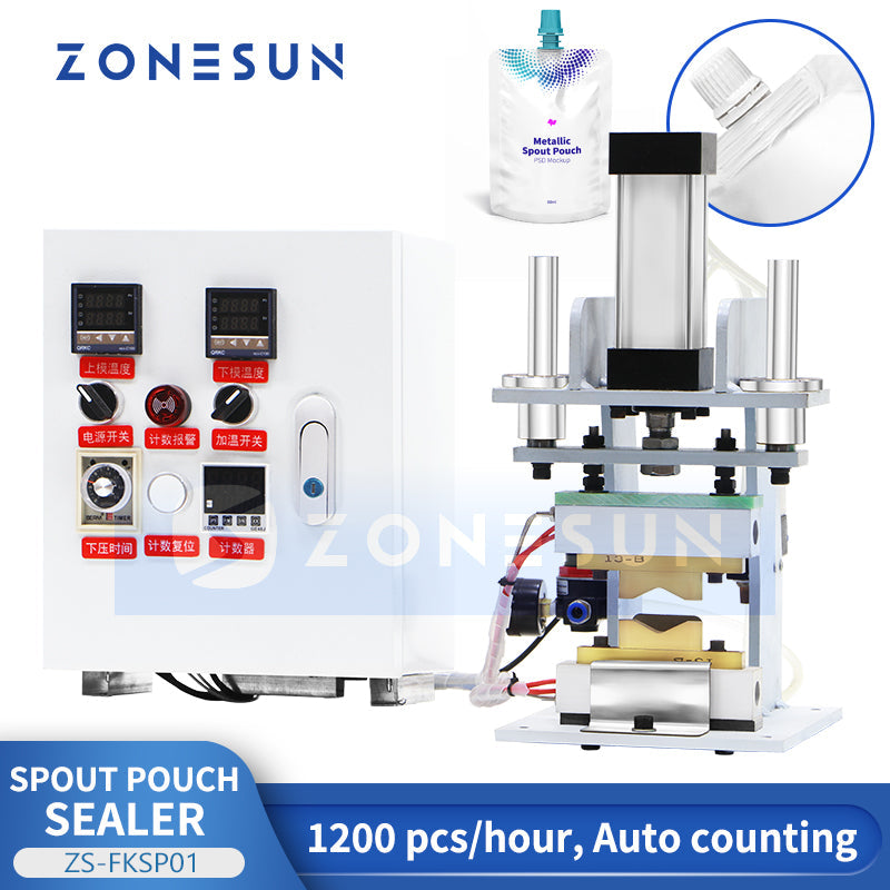 ZONESUN ZS-FKSP01 Penumatic Spout Pouch Sealing Machine