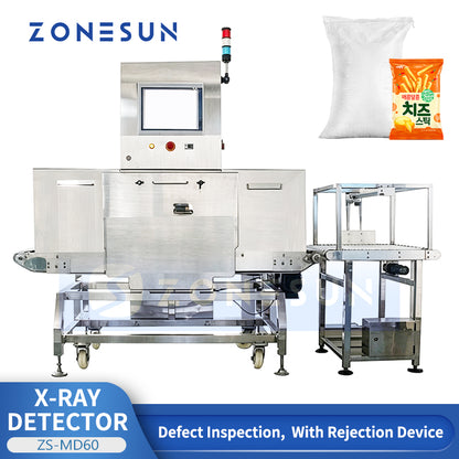 ZONESUN ZS-MD60 Automatic X-Ray Food Inspection System with Rejection Device
