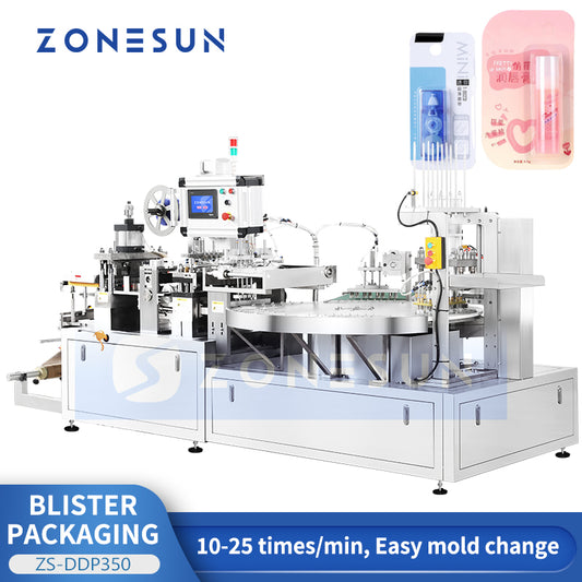 ZONESUN ZS-DDP350 Automatic Blister Card Packaging Machine for Hardware & Consumer Products