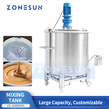 ZONESUN ZS-MB800L Mixing and Supply Tank for Liquid Filling Lines