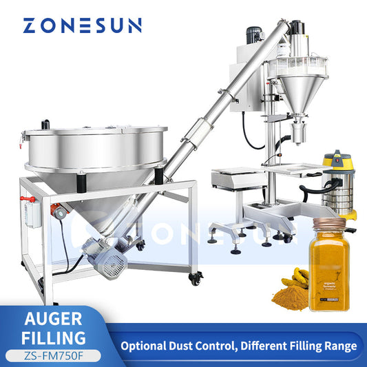 ZONESUN ZS-FM750F Servo-driven Auger Powder Filling Machine