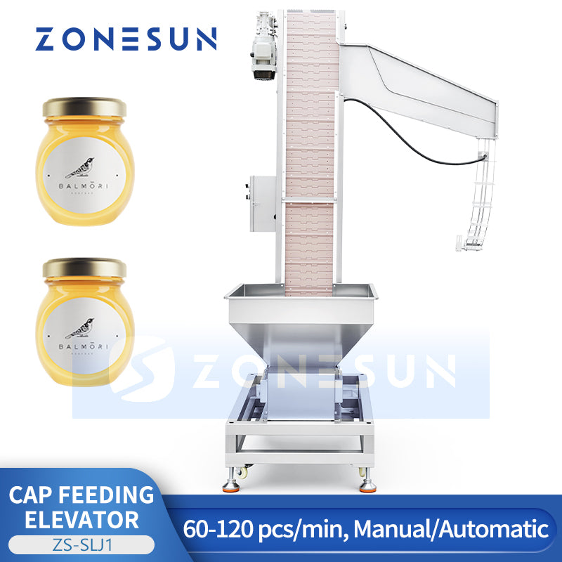 ZONESUN ZS-SLJ1 Automatic Customizable Feeding Elevator Machine For Capping Machine