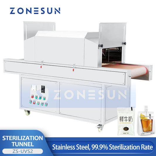 ZONESUN ZS-UVS2 UV Sterilization Tunnel for Food & Industrial Disinfection