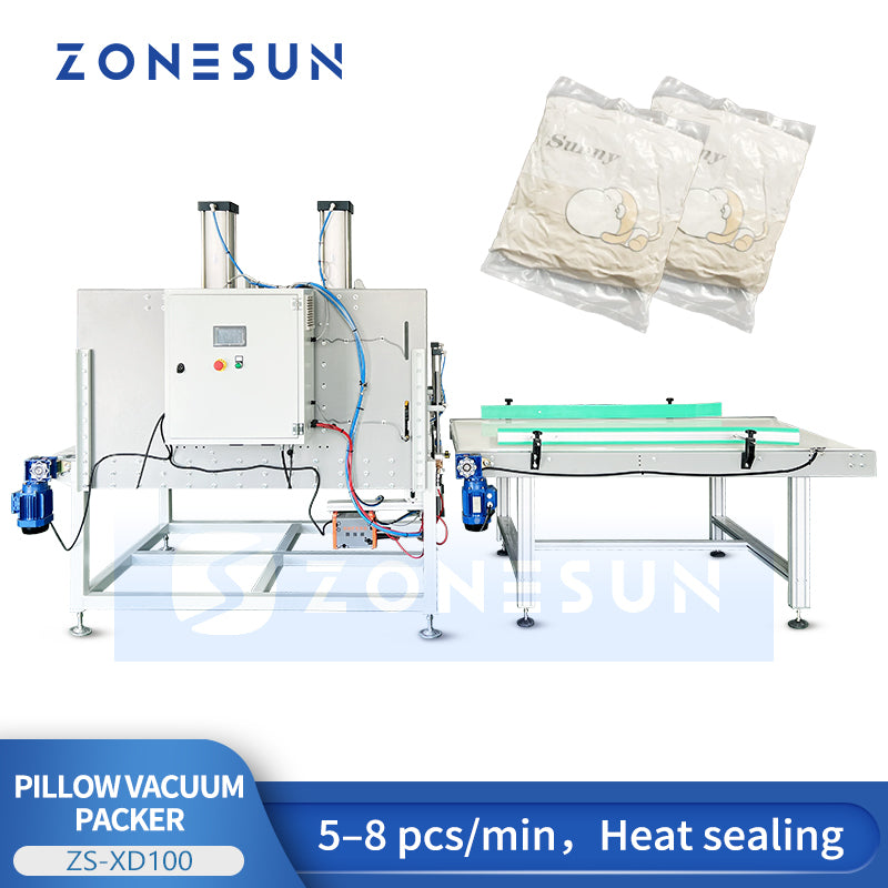 Automatic Vacuum Pillow Pack & Compression Machine