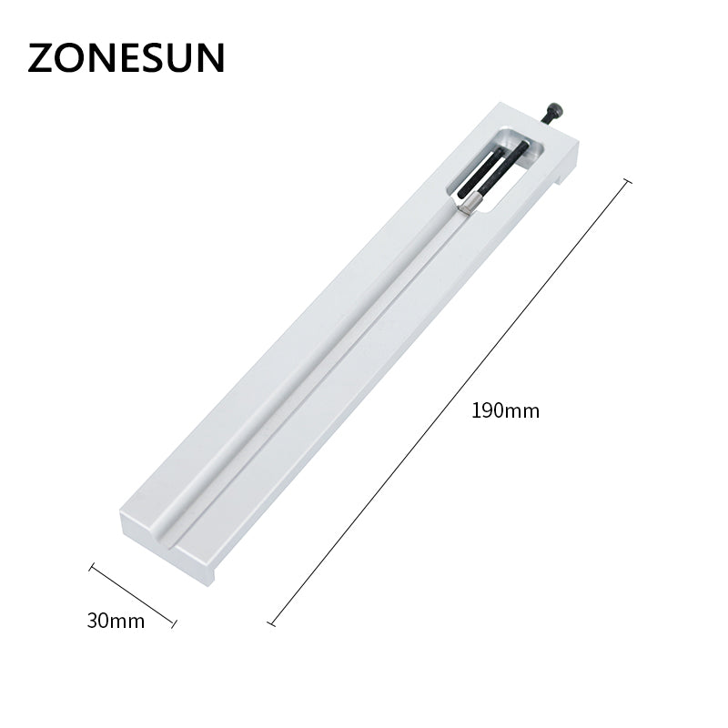 ZONESUN ZS-100B Pencil Holder Hot Foil Stamping Machine Accessory Spare Part Pencil Jig Fixture for Pencil Pen Logo Bronzing Embossing Printing Equipment