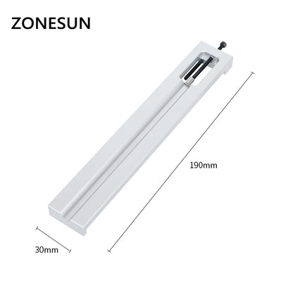 ZONESUN ZS-100B Pencil Holder Hot Foil Stamping Machine Accessory Spare Part Pencil Jig Fixture for Pencil Pen Logo Bronzing Embossing Printing Equipment