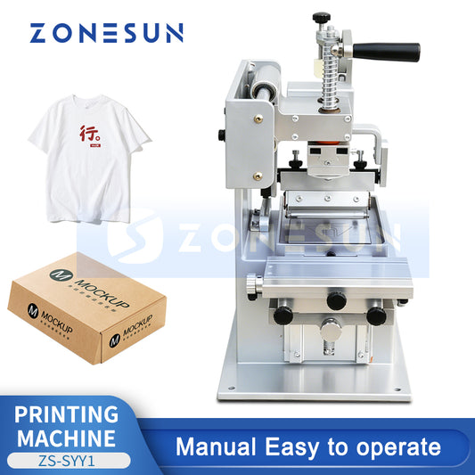 ZONESUN ZS-SYY1 Manual Pad Printer | Logo & Icon Silicone Transfer Printing Machine