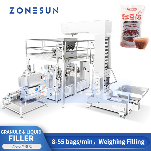 Zipper pouch packing machine