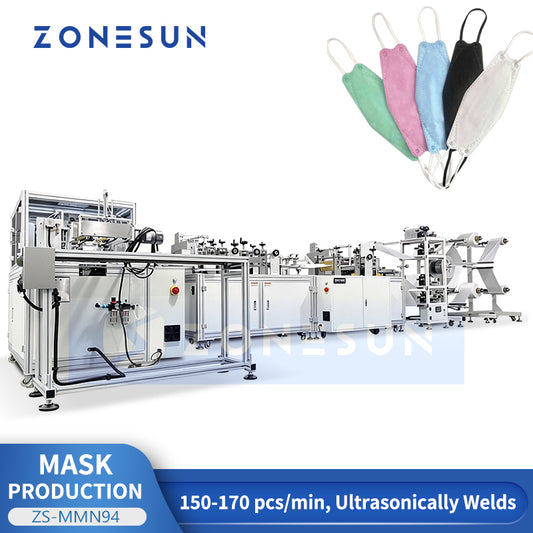 ZONESUN ZS-MMN94 Automatic KF94 3D Face Mask Making Machine