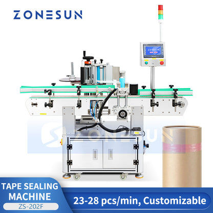 ZONESUN ZS-202F Perfume Tube Box Tape Wrapping and Sealing Machine