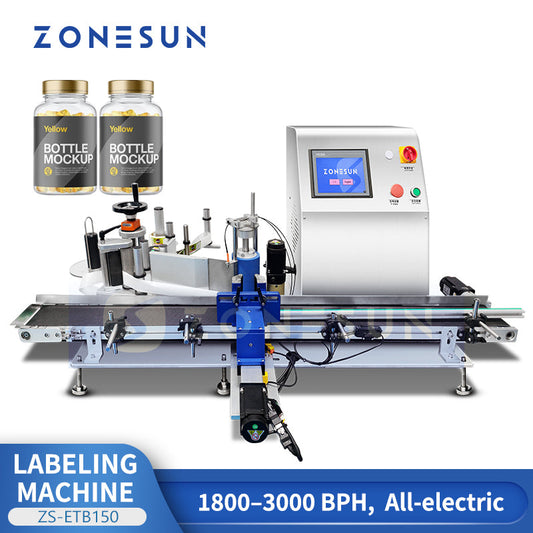 Double Side Bottle Labeling Machine