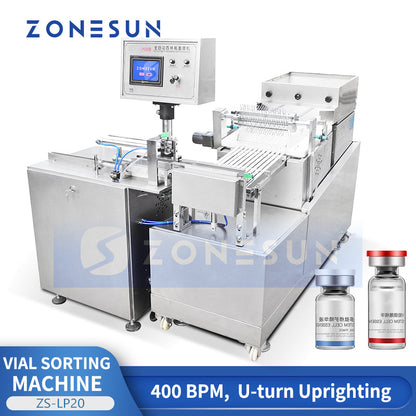  Vial Sorting and Uprighting Machine