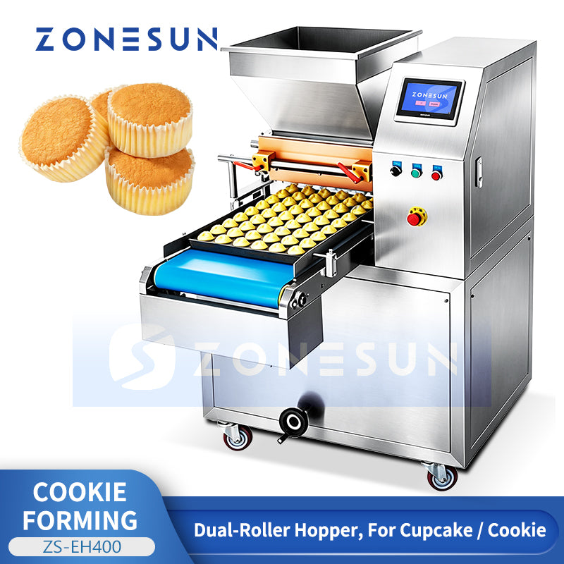 ZONESUN ZS-EH400 Automatic Cookie Making Machine with Depositing & Forming Functions