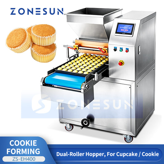 ZONESUN ZS-EH400 Automatic Cookie Making Machine with Depositing & Forming Functions