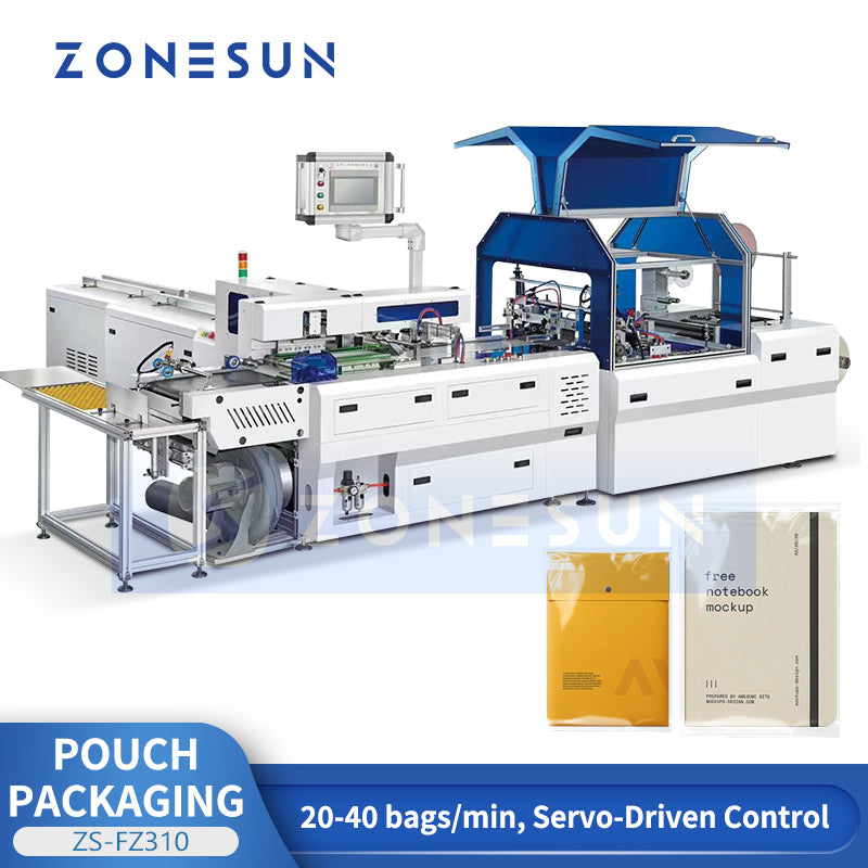 ZS-FZ310 Automatic Leaflet Paper Counting & Bagging Machine – ZONESUNPRO