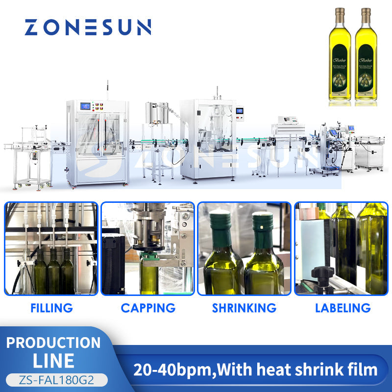ZONESUN ZS-FAL180G2 Automatic Edible Oil Production Line