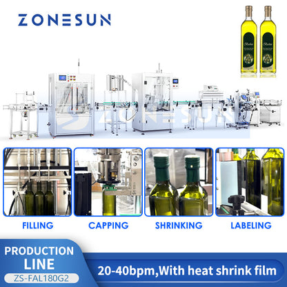 ZONESUN ZS-FAL180G2 Automatic Edible Oil Production Line