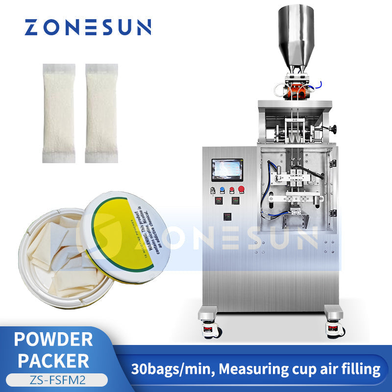 ZONESUN ZS-FSFM2 Stick Sachet Ultrasonic Powder Filling Sealing Small-dose Packing Machine