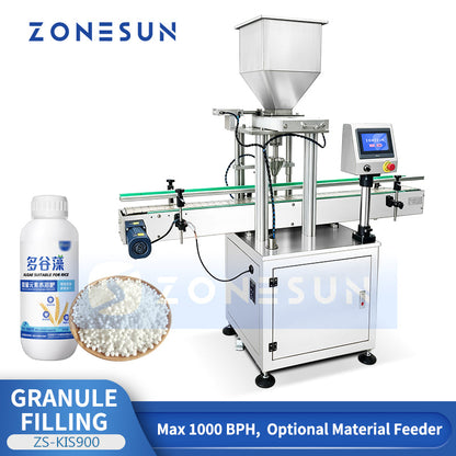 ZONESUN ZS-KIS900 Automatic Volumetric Filler for Grains, Nuts & Spices