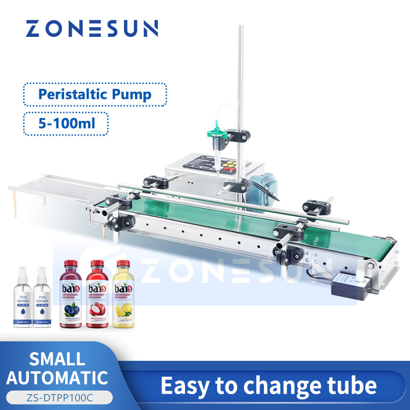 ZONESUN Peristaltic Pump Liquid Filling Machine