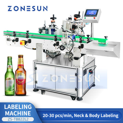 automatic round bottle labeling machine