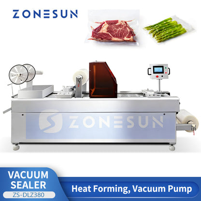 ZONESUN ZS-DLZ380 Automatic Stretch Film Vacuum Packaging Machine