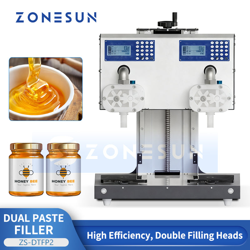 Dual-Head Paste Filling Machine