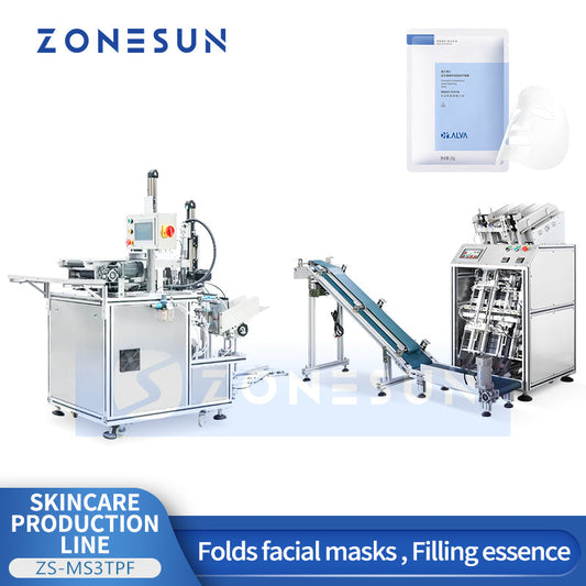 ZONESUN ZS-MS3TPF Automatic Facial Mask & Essence Skincare Machine Line