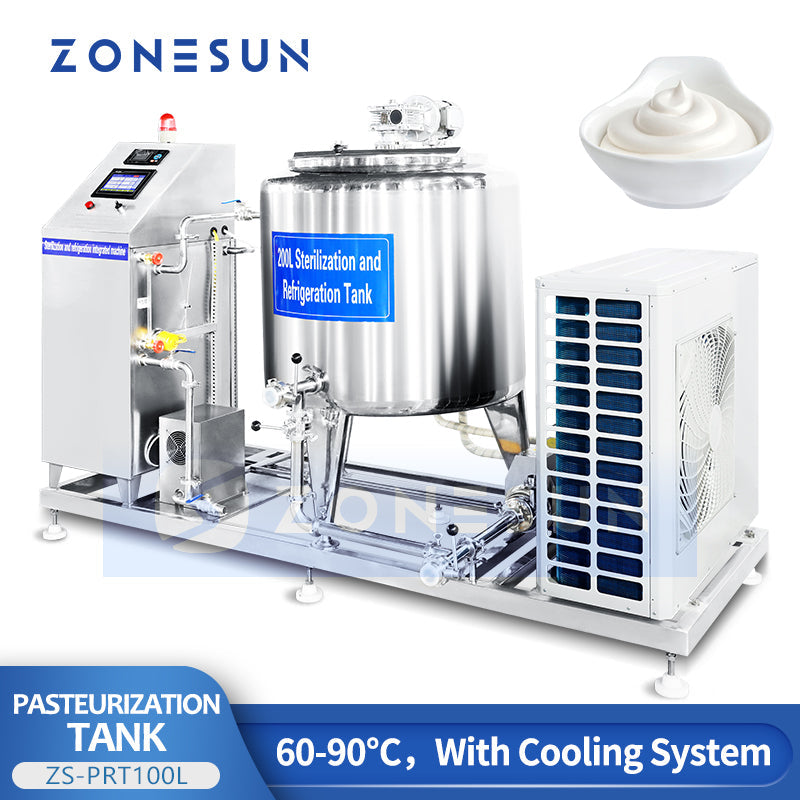 ZONESUN ZS-PRT100L Milk Pasteurization & Refrigeration Tank  ZONESUNPRO