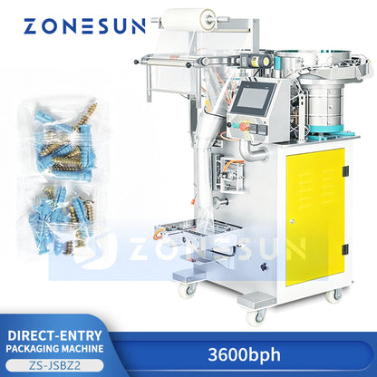 ZONESUN ZS-JSBZ2 Screw Packing Machine Direct-Entry Filling Sealing Machine