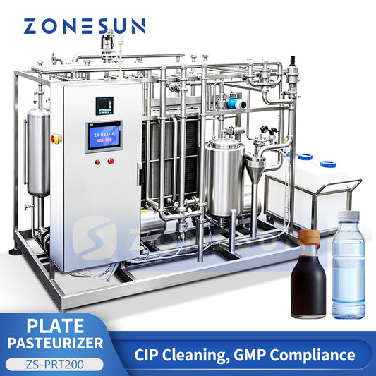 ZONESUN ZS-PRT200 Continuous Plate Pasteurizer and UHT Sterilizer System
