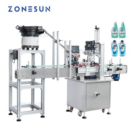 ZONESUN ZS-XG16P Automatic Bottle Capping Machine with Vibratory Bowl  ZONESUNPRO