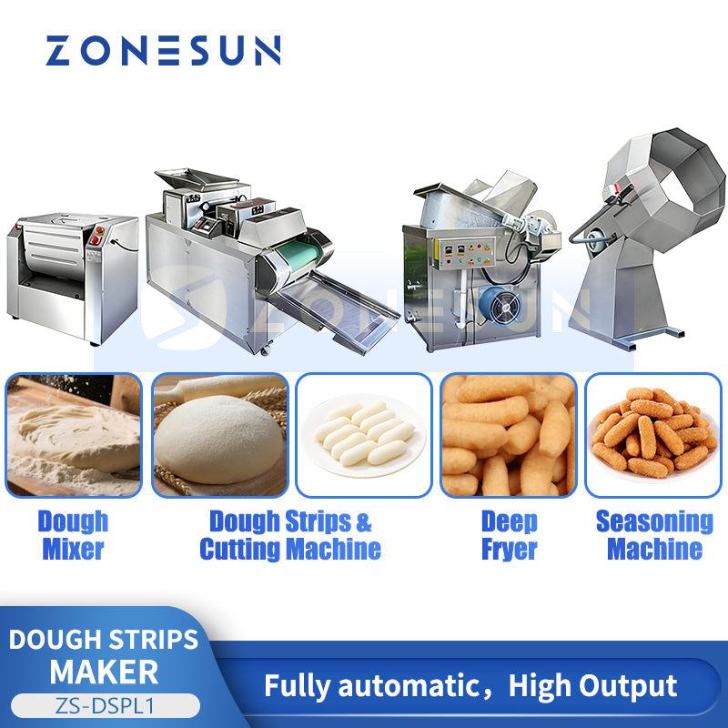 Snack food processing line