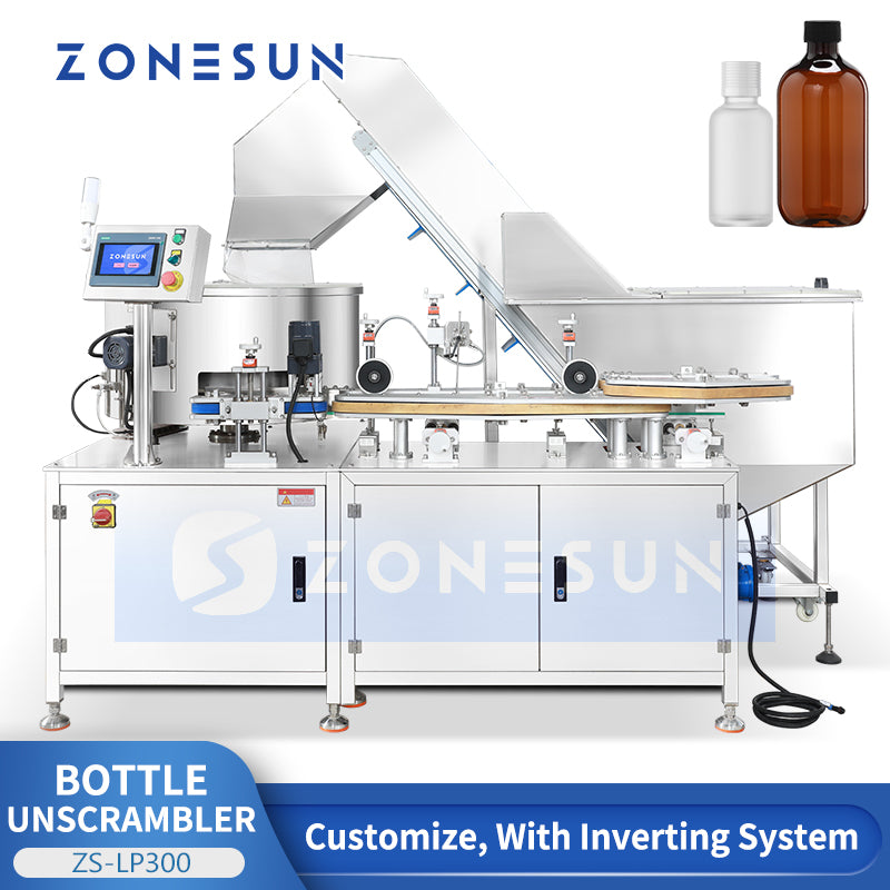 ZONESUN ZS-LP300 Automatic Bottle Sorting and Feeding Machine