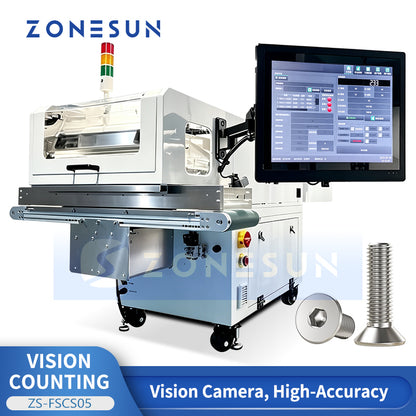 ZONESUN ZS-FSCS05 Automatic Vision Counting Machine for Screws, Fasteners & Small Parts