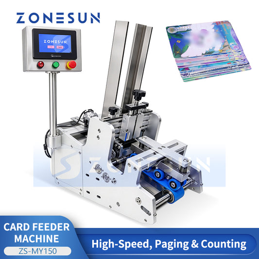 ZONESUN ZS-MY150 High-Speed Automatic Card Feeder Paging Counting Machine