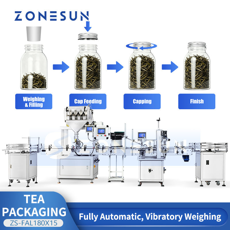 Tea leaf filling machine