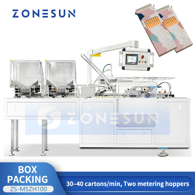 ZONESUN Automatic Box Pen Packing Machine