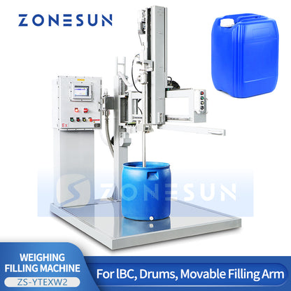 ZONESUN ZS-YTEXW2 Explosion-Proof IBC Tank & Drum Weighing Filling Machine
